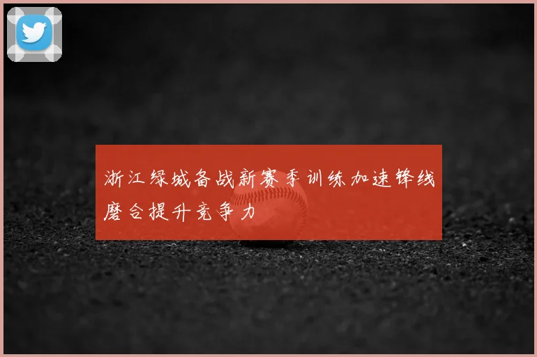 浙江绿城备战新赛季训练加速锋线磨合提升竞争力